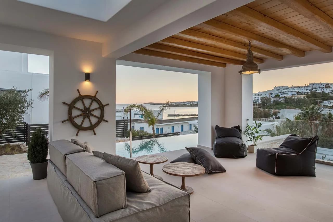 Seafront Villa Near Piso Livadi Beach photo 2