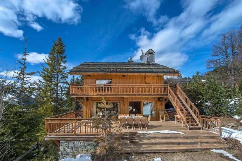 Traditional Chalet With Panoramic Peak Views