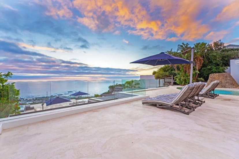 Jacuzzi, Large Villa, 2 Pools, Camps Bay -Two Views