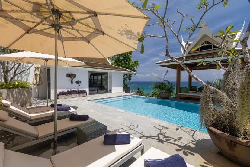 Luxury 6BR Surin Beach Villa with Sea Views