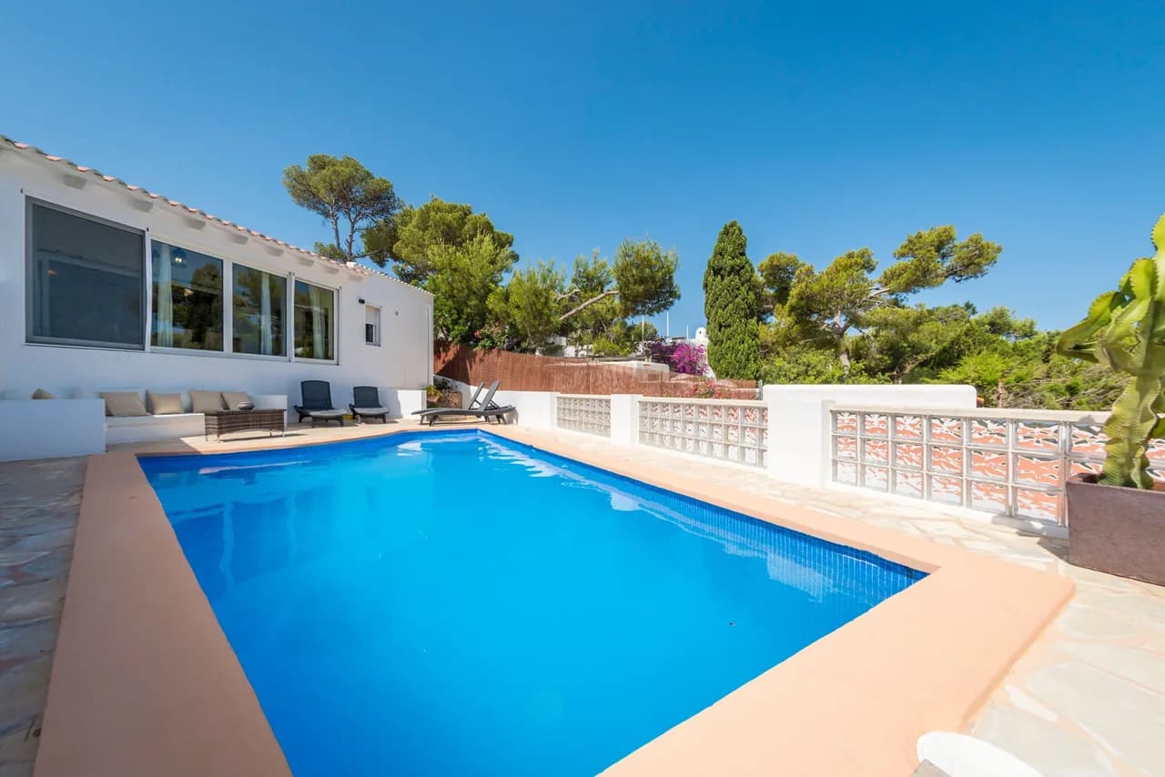 Terrace Two Bedroom Villa in Cala Vadella Ibiza photo 3