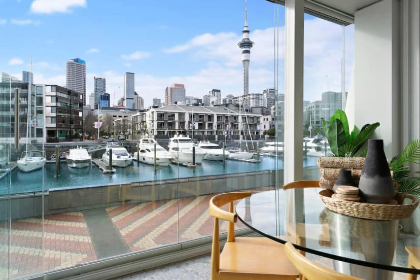 Waterfront Living with Carpark at Wynyard Marina