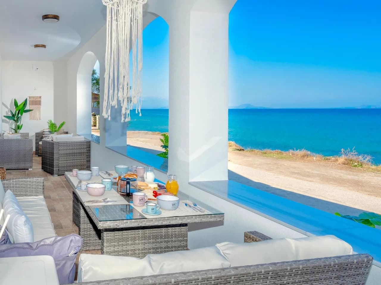 Sky Beachfront Villa in Prinos, Thasos, Greece photo 2