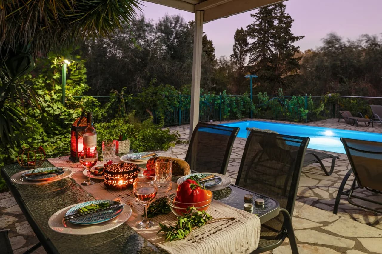 Private Garden Villa in Loggos, Paxos, Greece photo 2