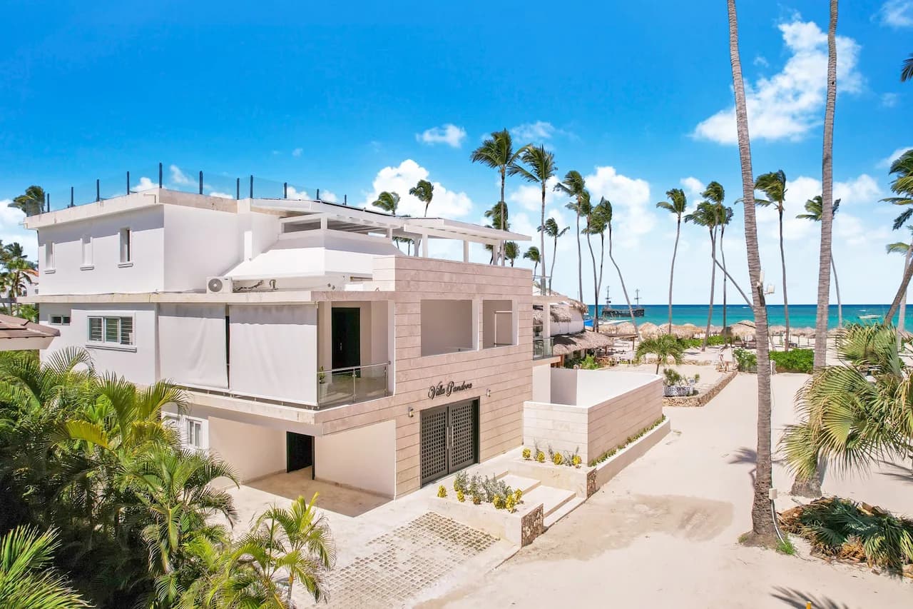 Beachfront Eight-Bedroom Villa in Bavaro