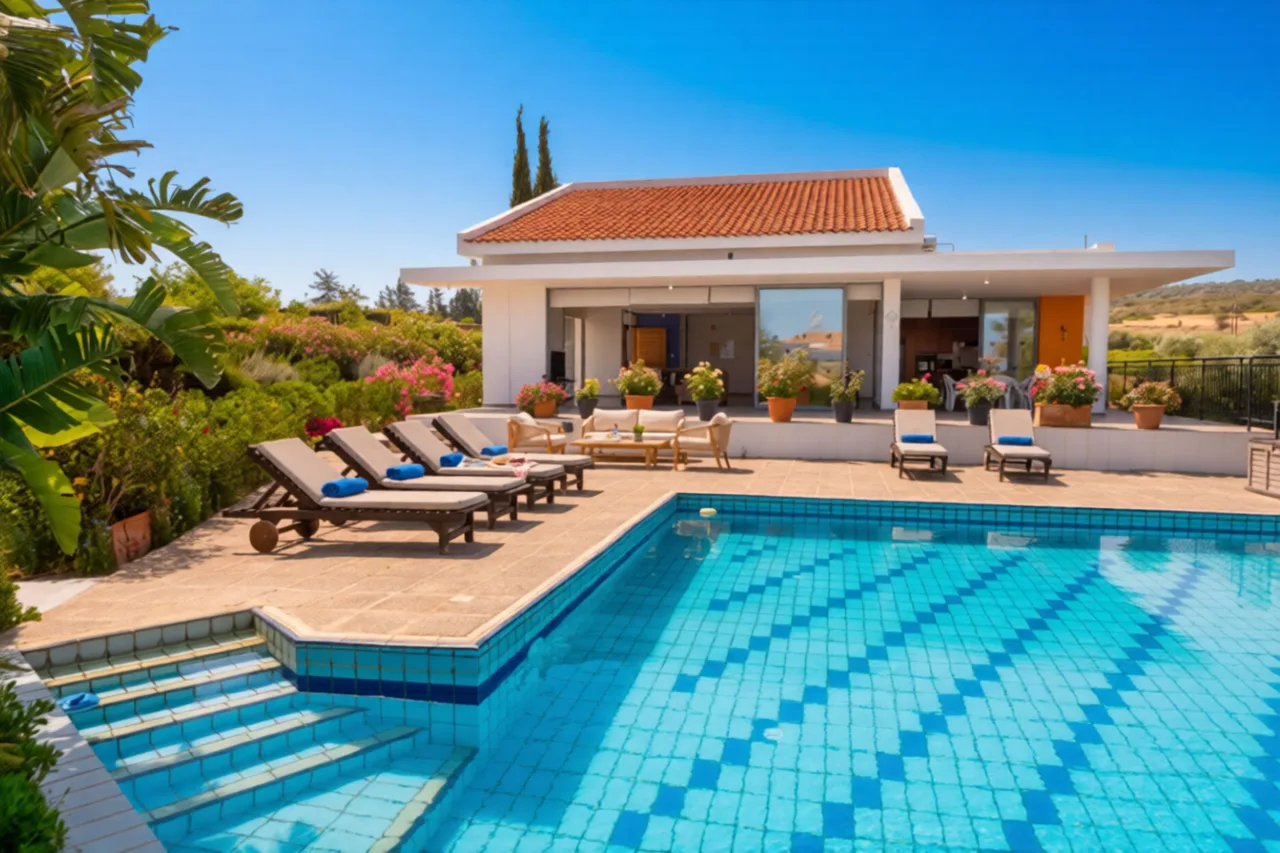 Mountain View Two Bedroom Villa in Neo Chorio