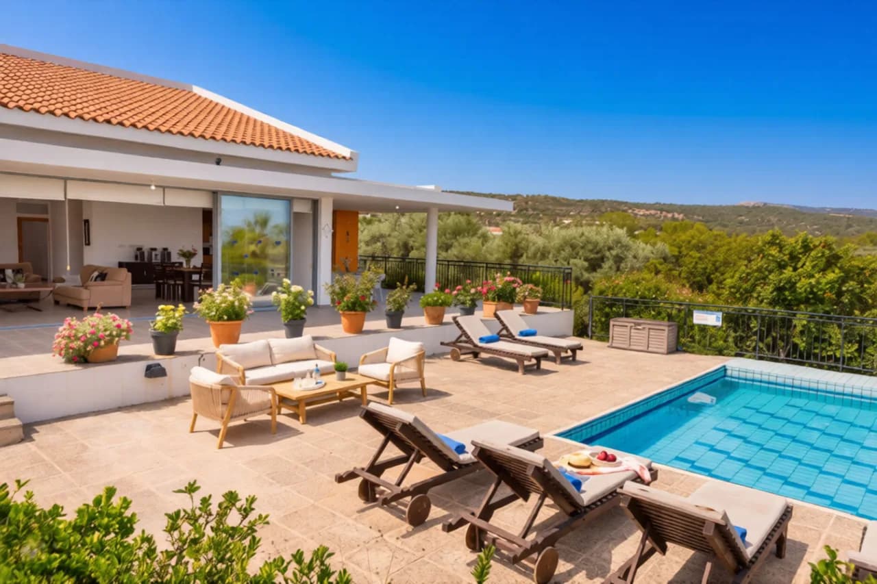 Mountain View Two Bedroom Villa in Neo Chorio photo 2