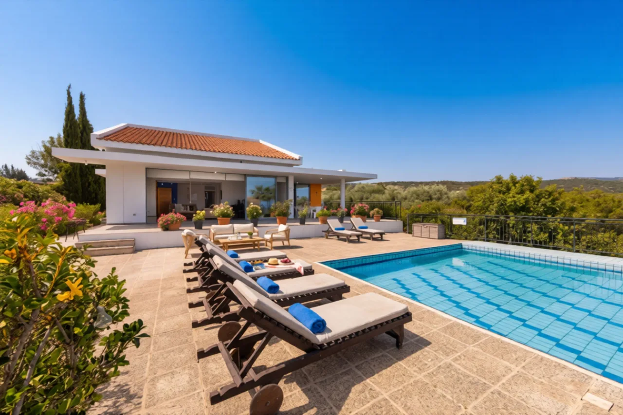 Mountain View Two Bedroom Villa in Neo Chorio photo 3