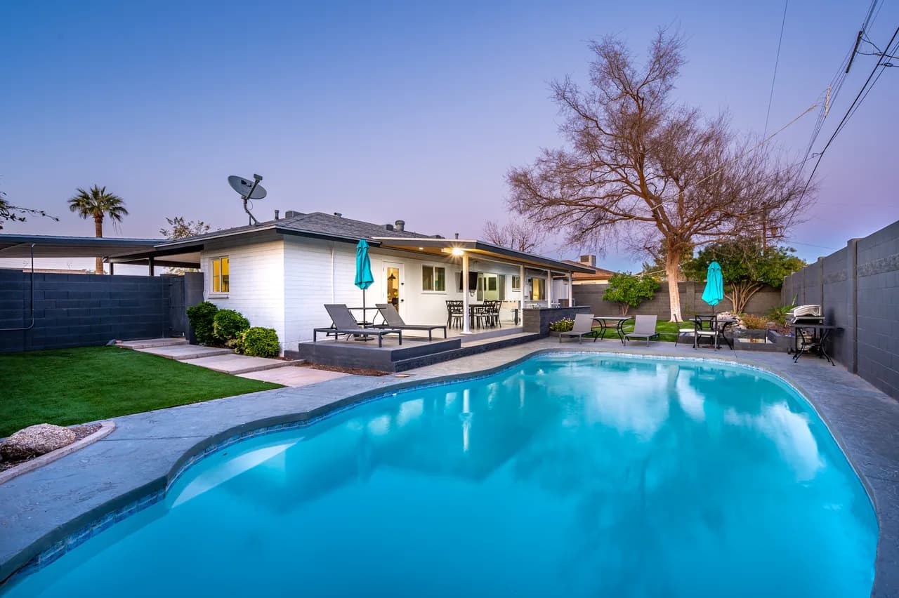 Heated Pool Three Bedroom Home in Scottsdale