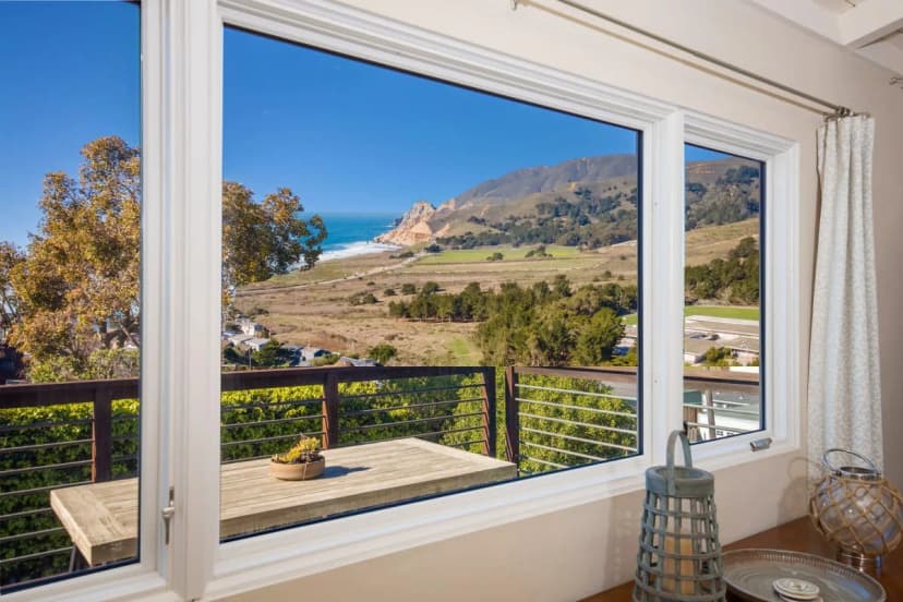 Ocean And Mountain View Home in California