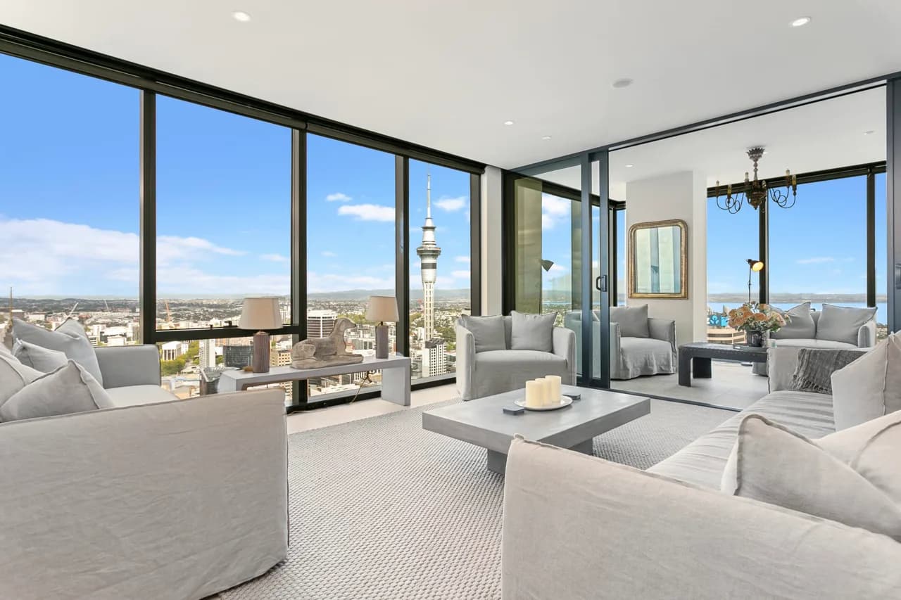 Sky-High Two Bedroom Penthouse in Auckland