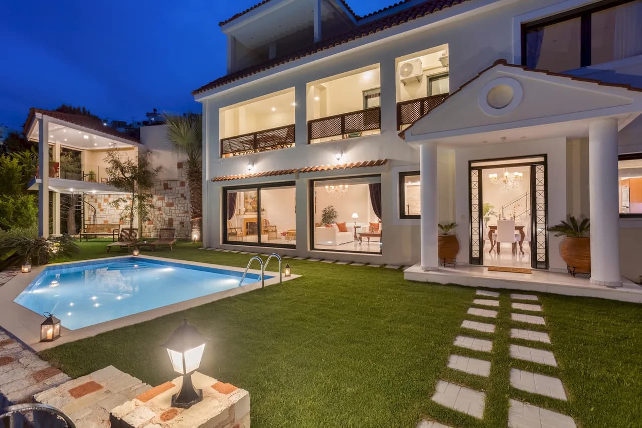 Terrace Four-Bedroom Villa in Rodia photo 5