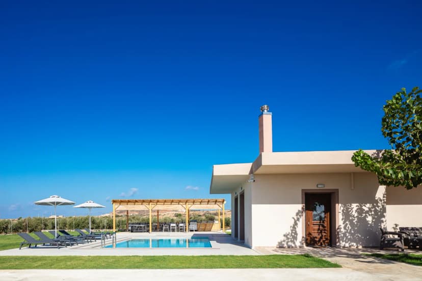 Terrace-Outlined Villa in Crete