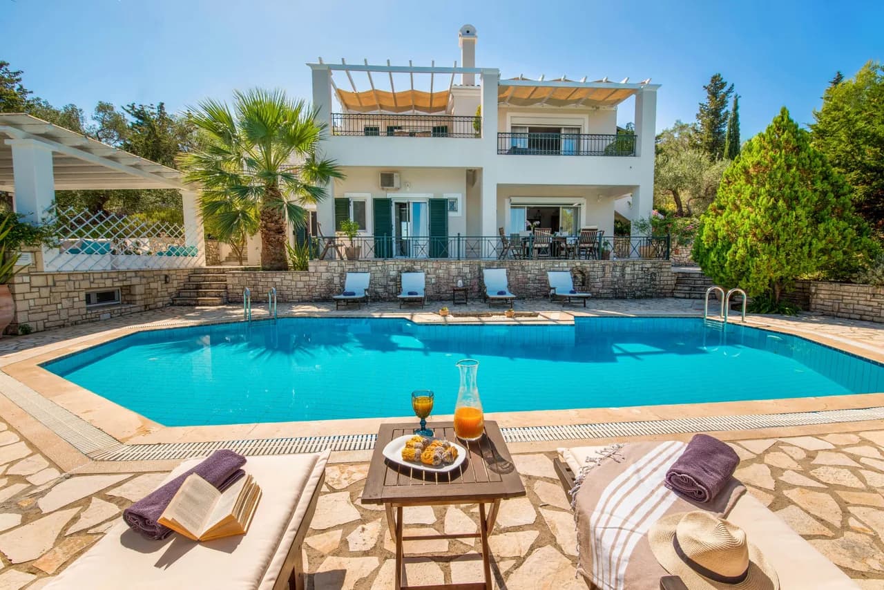 Mountain-View Five-Bedroom Villa in Paxi