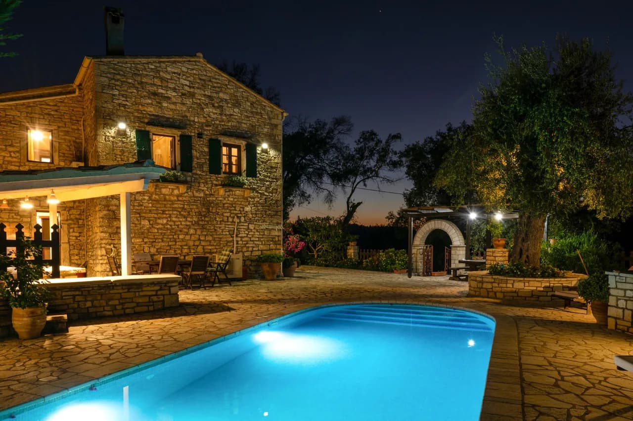 Garden-View Two Bedroom Villa in Loggos, Paxos photo 2