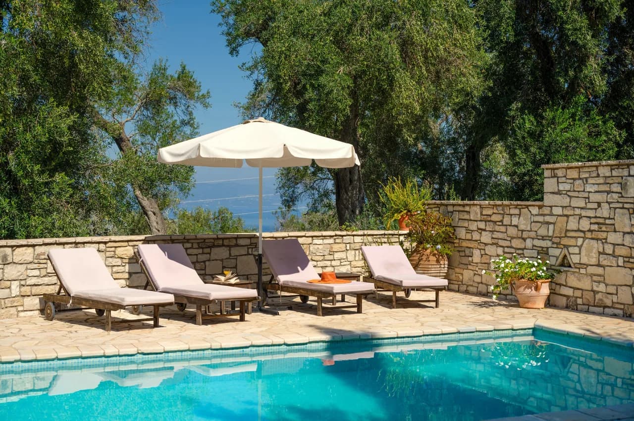 Garden-View Two Bedroom Villa in Loggos, Paxos photo 3
