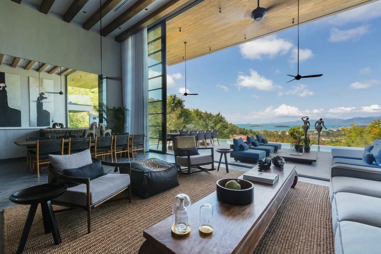 Sea View Five Bedroom Villa in Plai Laem