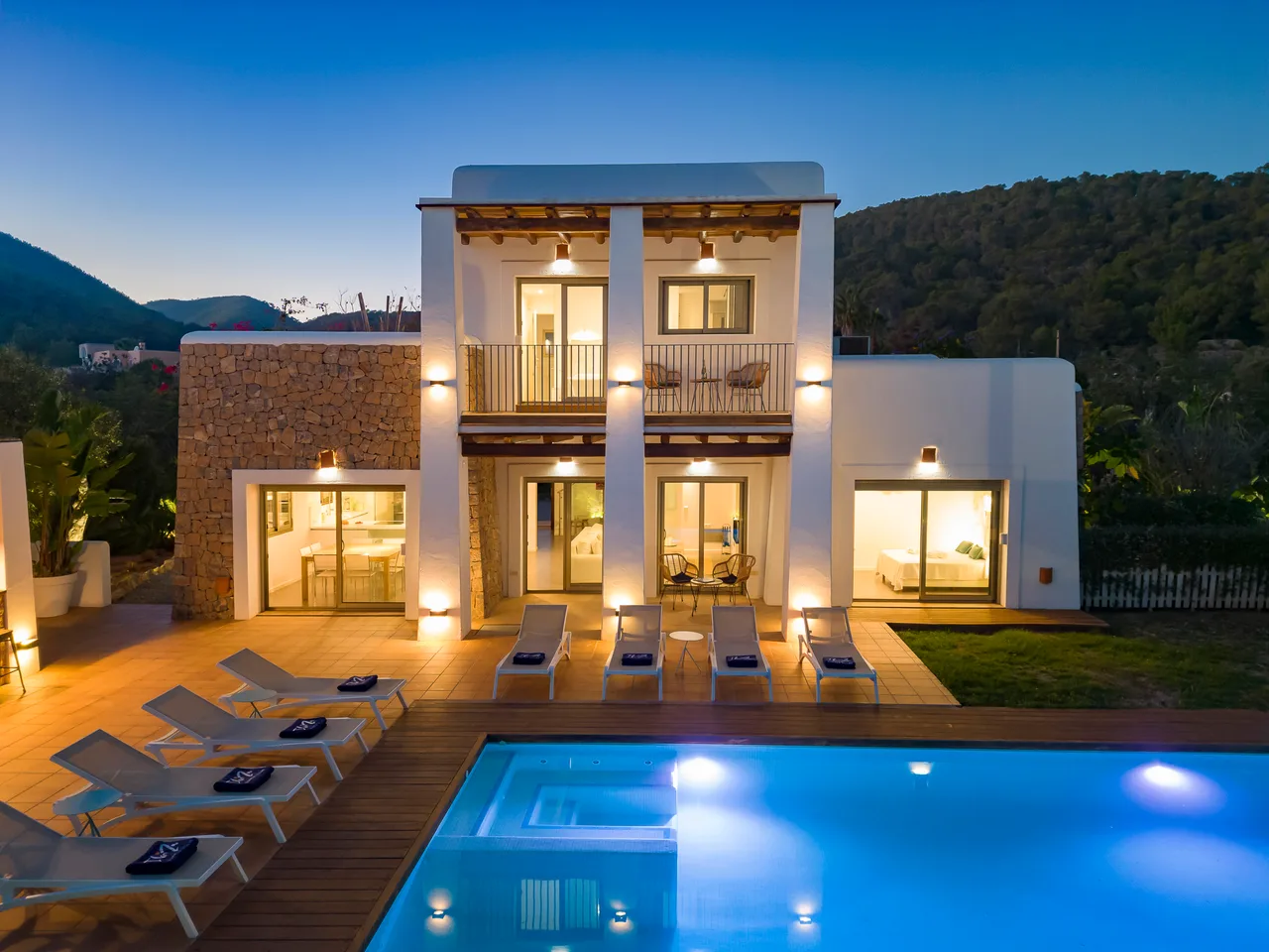 Balcony Six Bedroom Villa in Ibiza