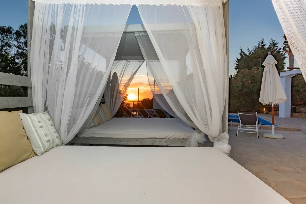 Balcony View Six Bedroom Villa in Ibiza