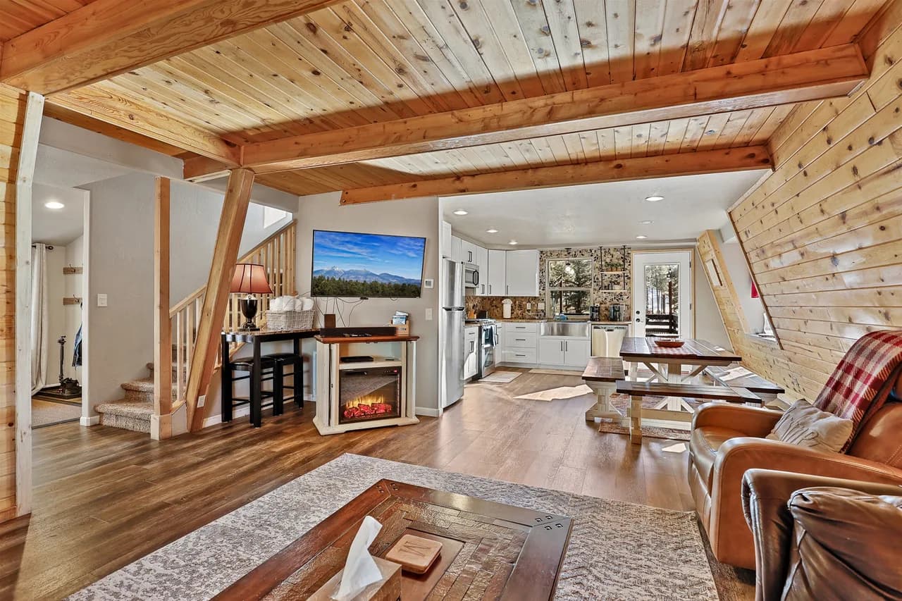 Meadow View A-Frame Cabin in Doney Park, Arizona photo 3