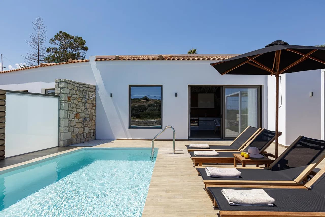 Outdoor Pool Villa in Chamalevri