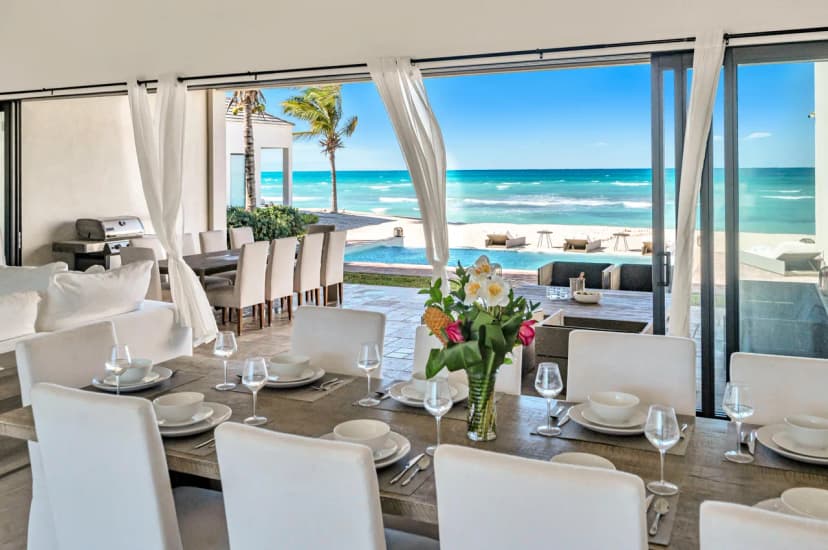 Bohemian Beachfront Villa in Corsair Key Bahamas