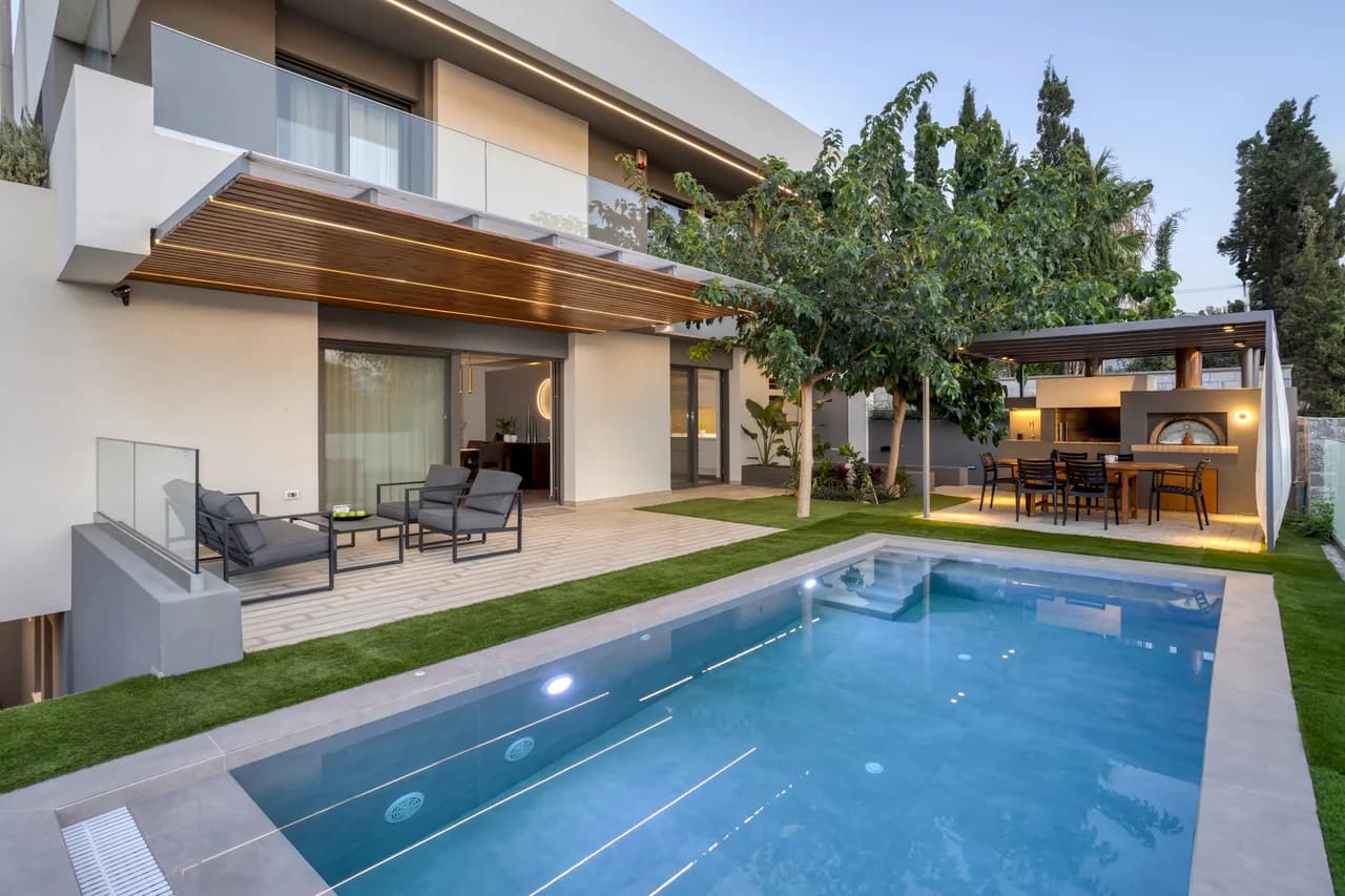 Heated Pool Villa in Giofirakia, Crete