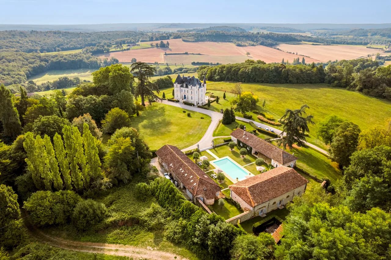 Historic French Castle in Combiers, Nouvelle-Aquitaine, France photo 2
