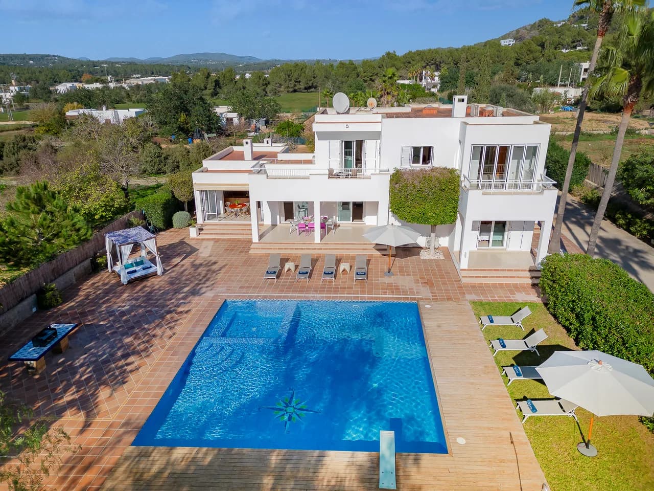 Balcony Four Bedroom Villa in Can Ramon, Ibiza