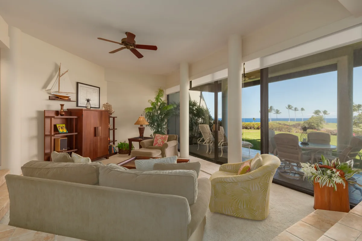 Golf Course View Two Bedroom Villa in Puako Hawaii