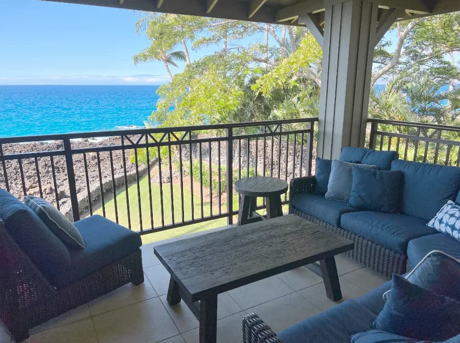 True Oceanfront Two Bedroom Villa in Puako photo 2