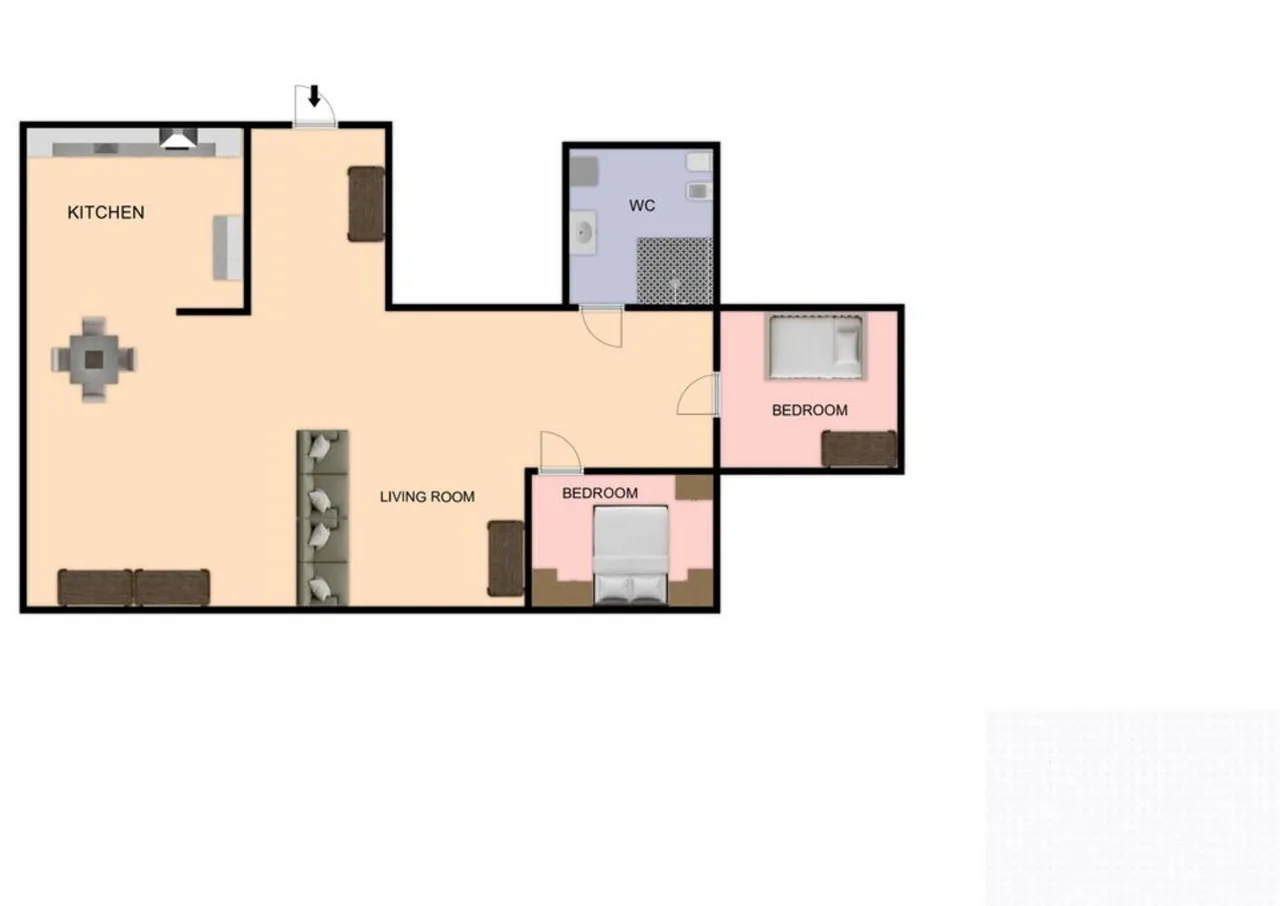 Balcony Two Bedroom Apartment in Porto Recanati photo 3