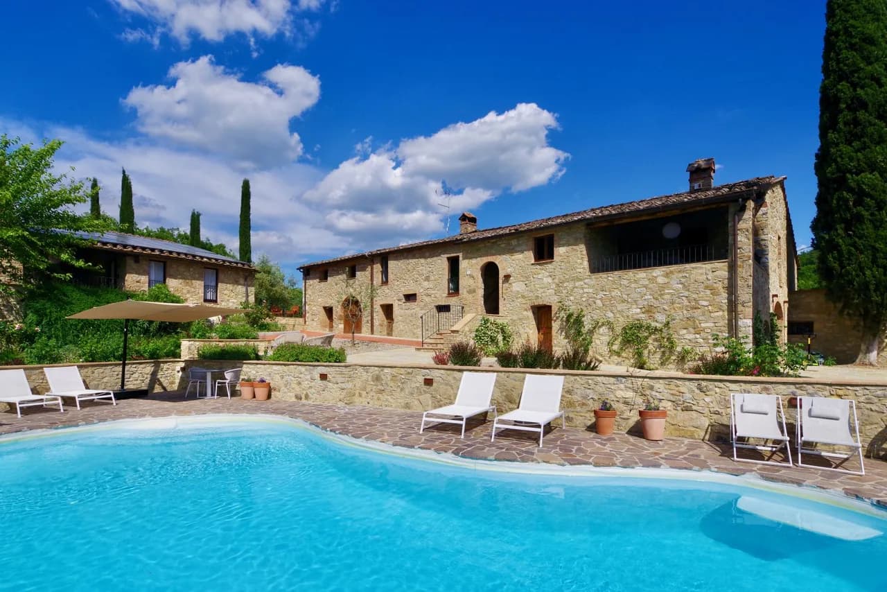 Garden Five Bedroom Villa in Castellina in Chianti