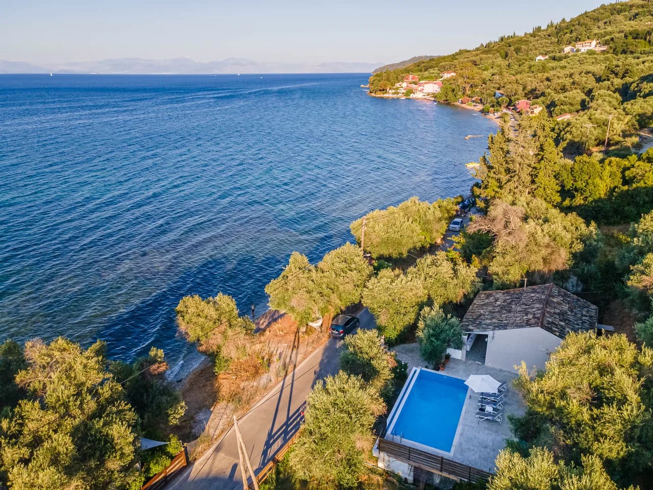 Beachfront Terrace Pool House in Agios Dimitrios photo 2