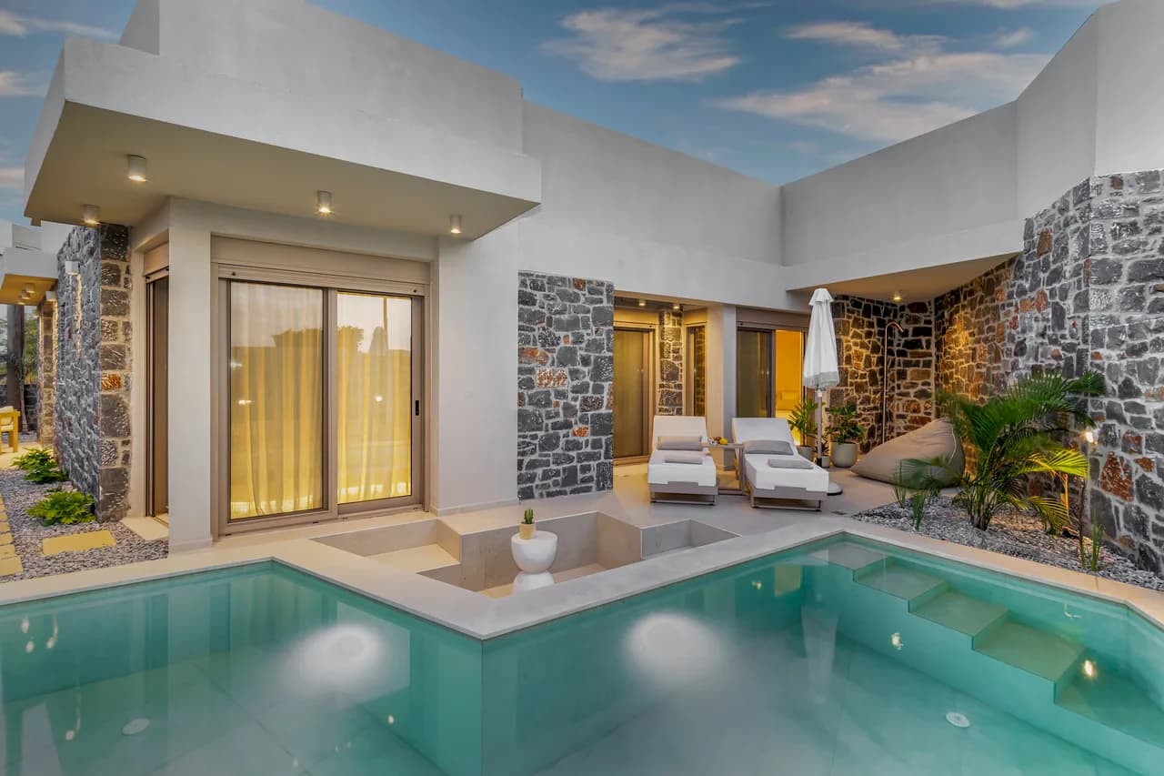 Terrace View Villa in Malia Municipal Unit, Crete