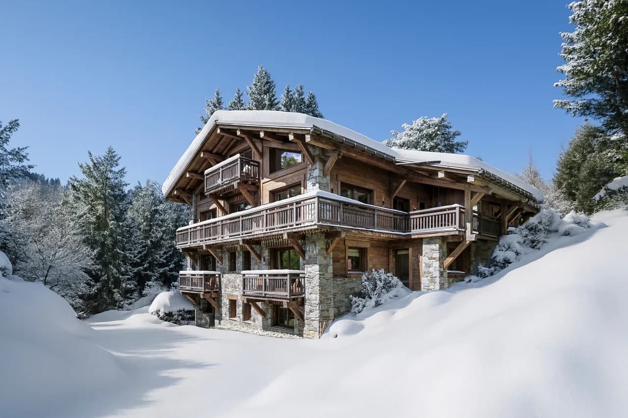 Elegant Seven Bedroom Chalet in Megève