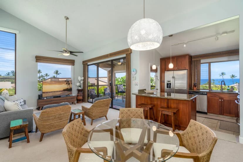Discover Wailea Ekahi 39E - Breathtaking Ocean Views, Renovated, Wi-Fi, Split AC