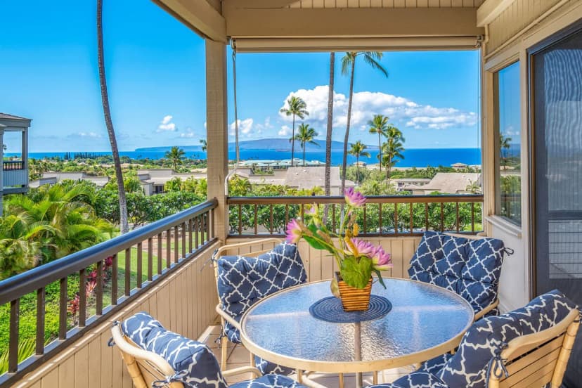 Wailea Ekolu 510 - Ocean Views, Private Lanais, Renovated 2-Story with Split AC!