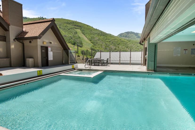 Outdoor Pool Village Center Alpine Slide Hiking Biking Activities Restaurants Perfect for Summer