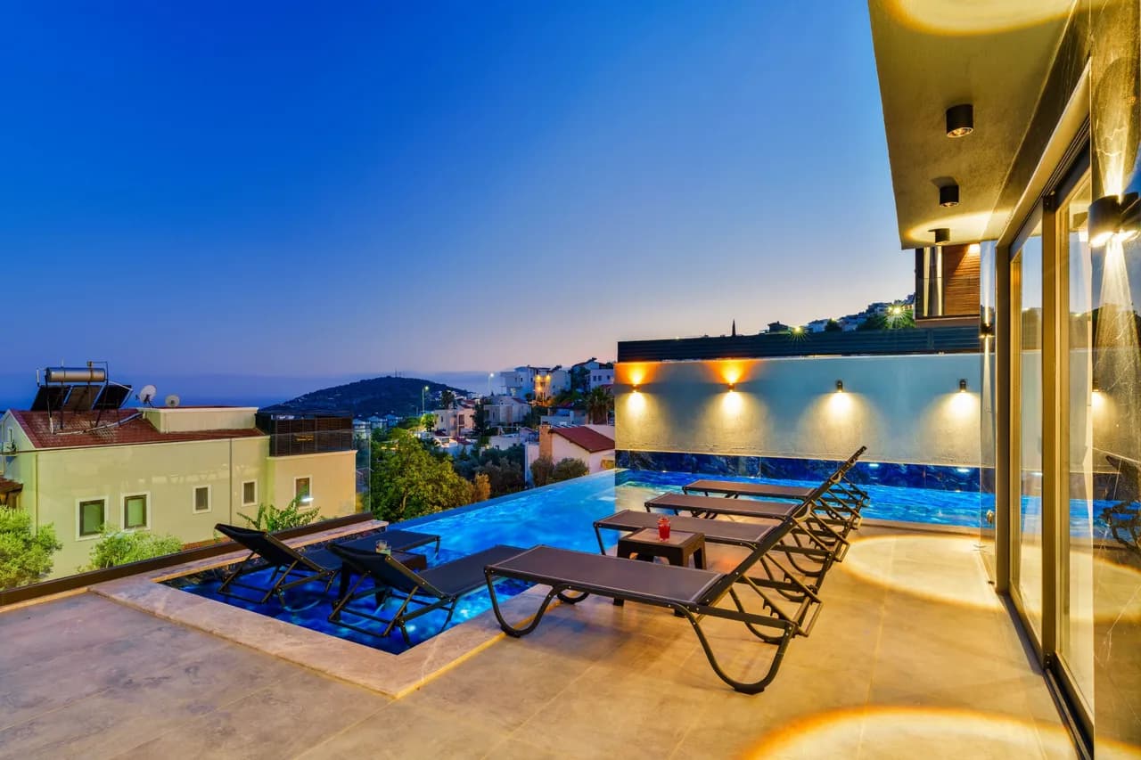 Balcony Terrace Villa in Kalkan photo 5