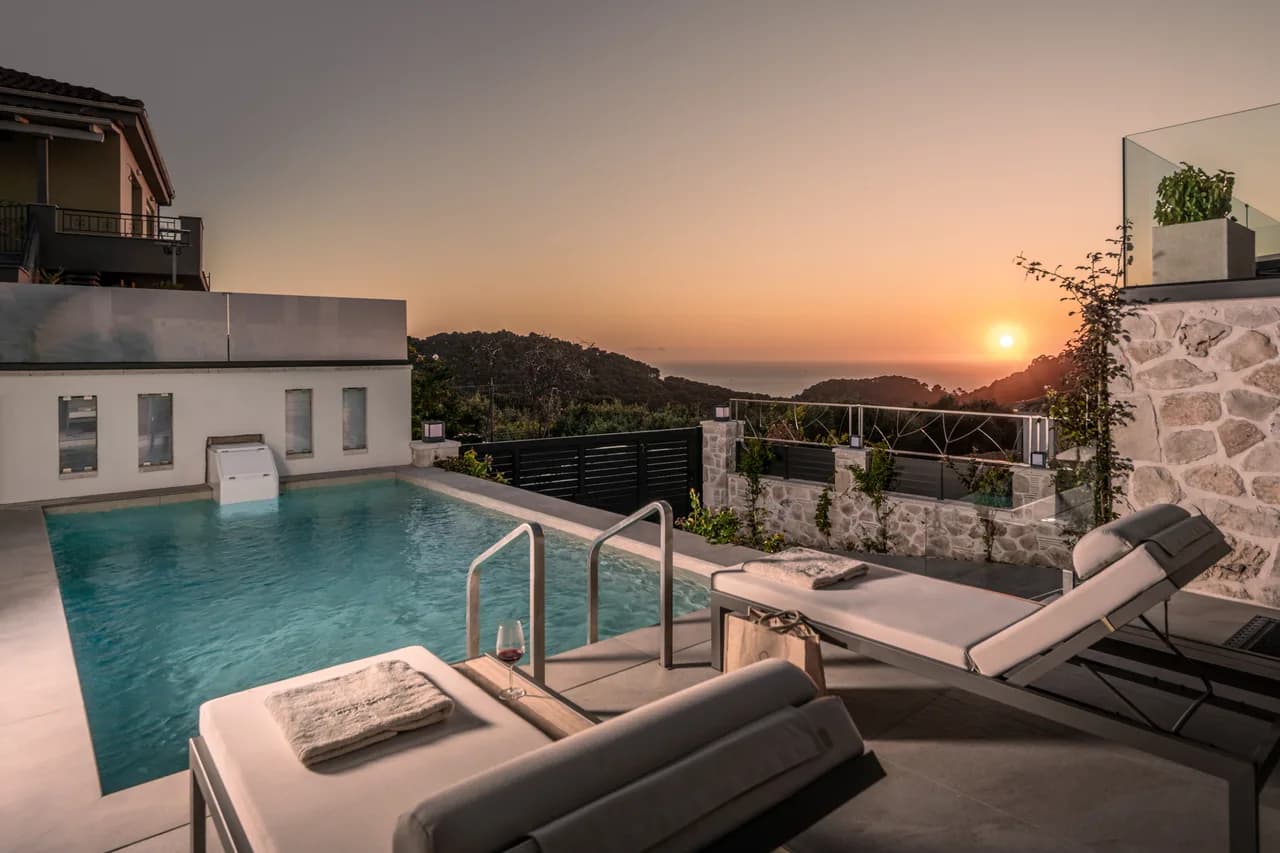 Outdoor Pool Villa in Keri, Zakynthos, Greece
