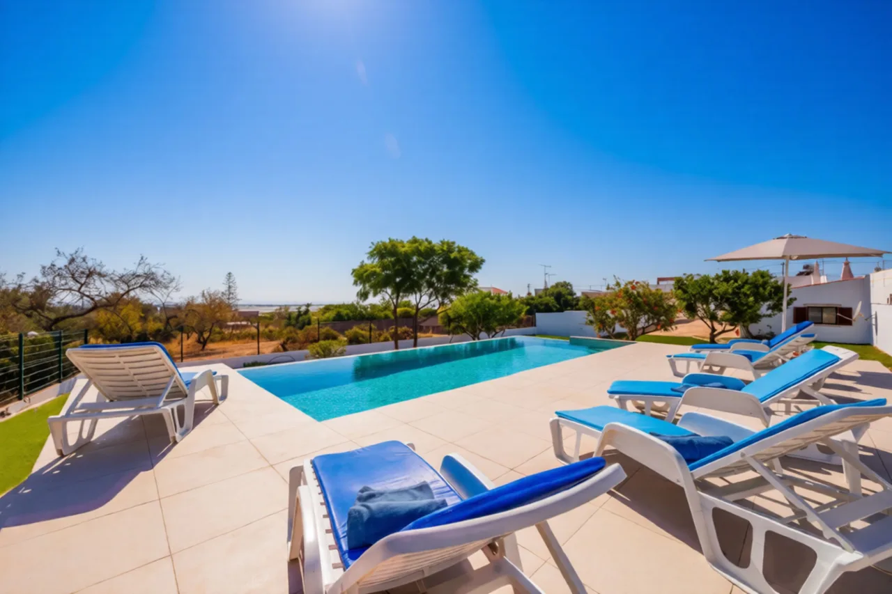 Seaview Two Bedroom Villa in Moncarapacho Algarve Portugal