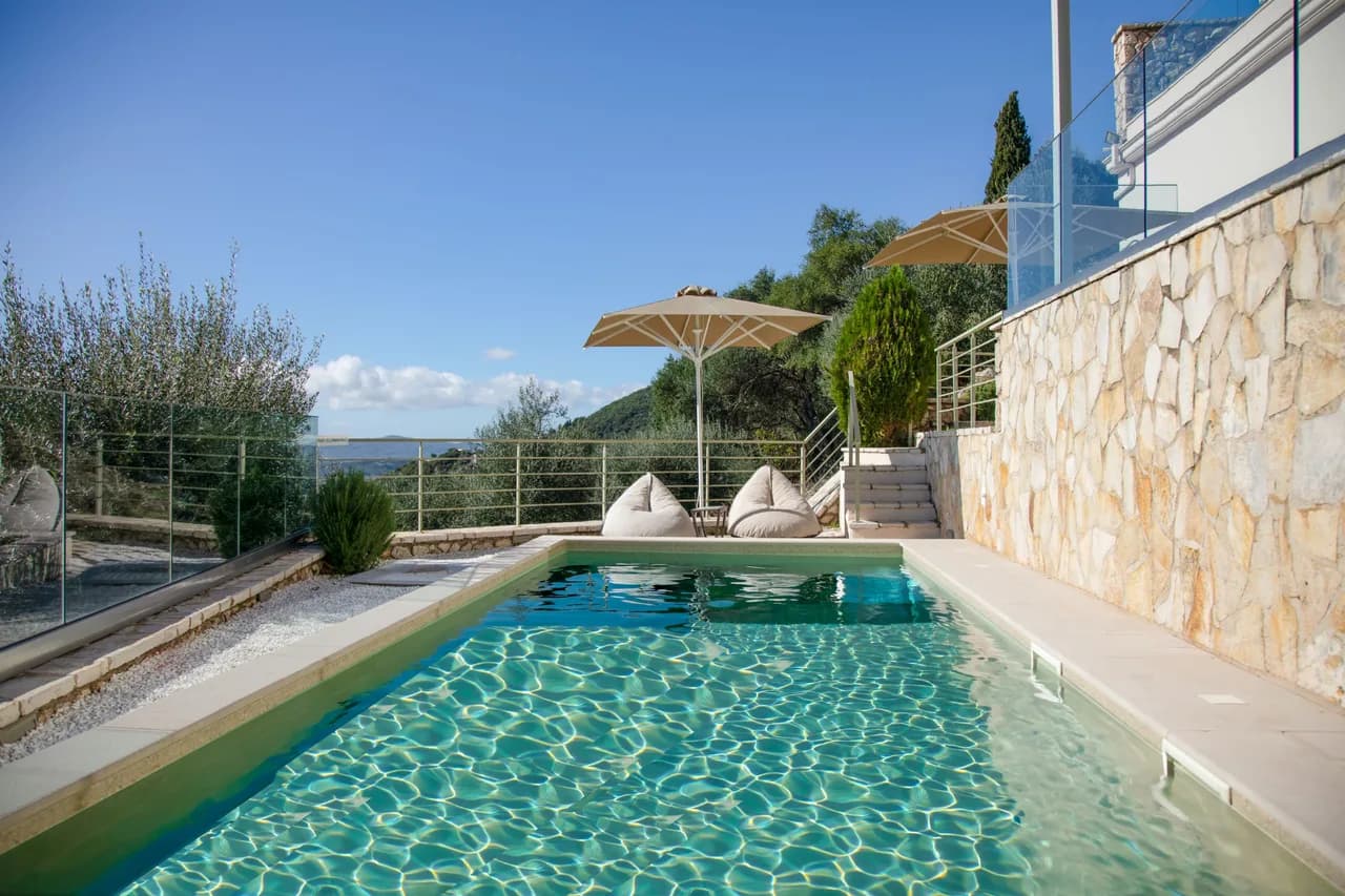 Seaview Three Bedroom Villa in Spartilas, Corfu photo 2