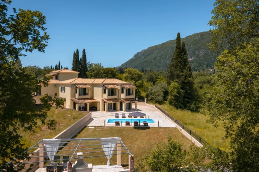 Stylish Three-Bedroom Villa in Corfu