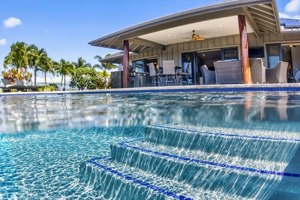 Private Pool Three Bedroom Home in Puako Hawaii photo 2