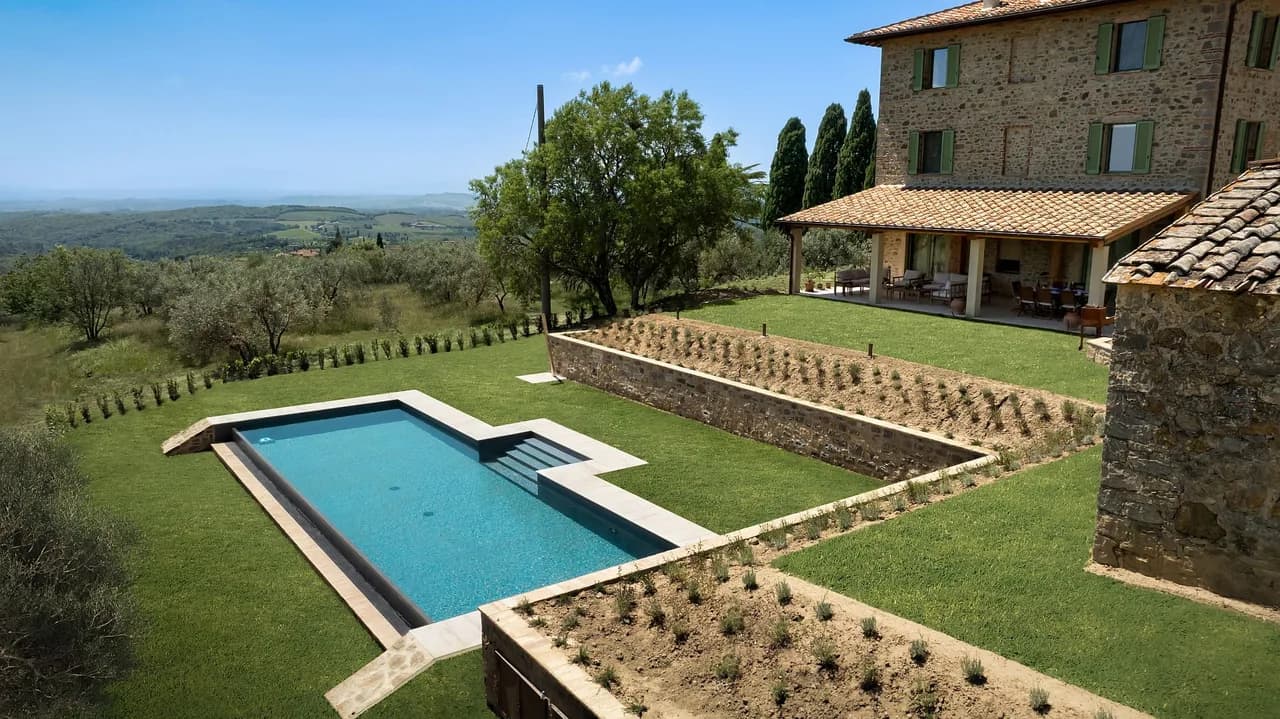 Charming Garden Villa in San Gusme, Tuscany, Italy