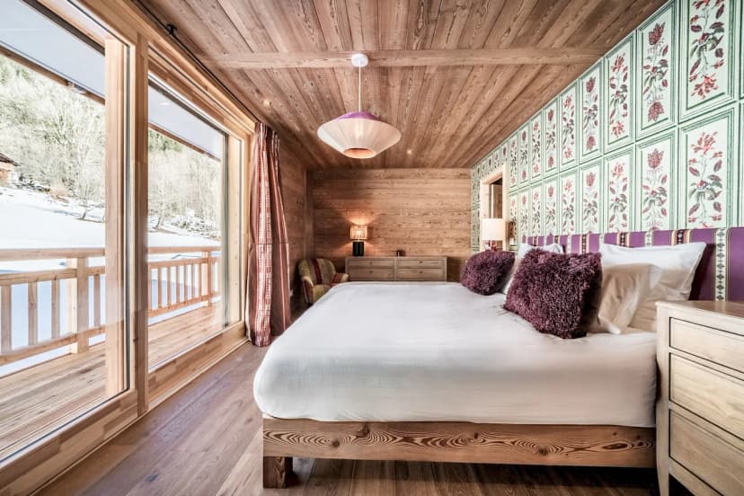 Mountain View Terrace Chalet in French Alps