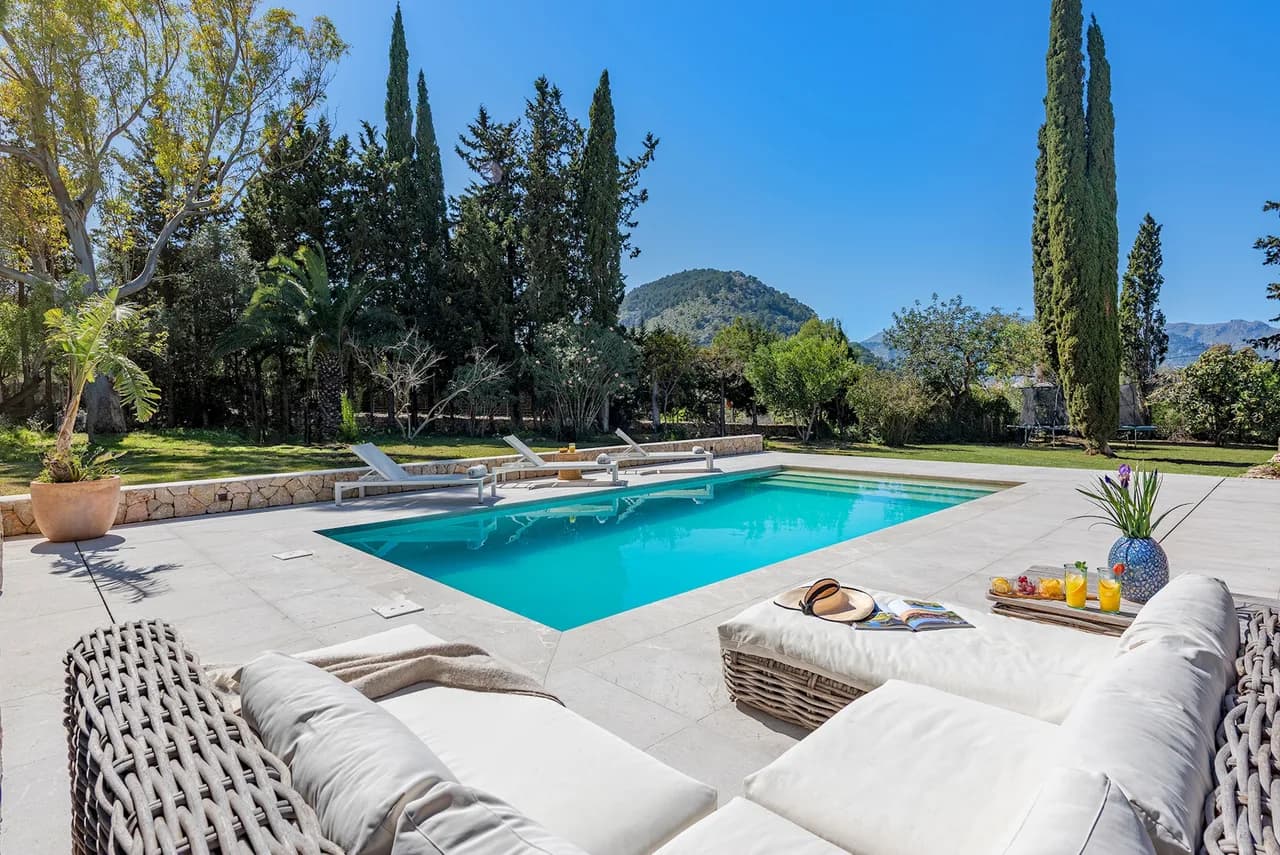 Terrace Swimming Pool Villa in Pollenca Mallorca photo 3