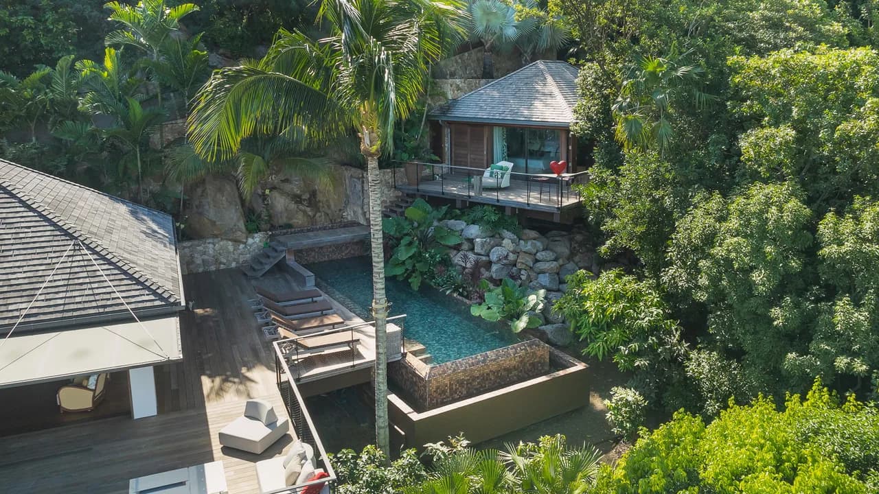 Luxurious Villa with A/C Living Room in St-Jean photo 2