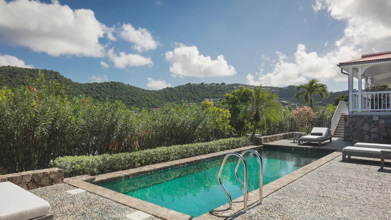 Heated Pool Villa with Gustavia Views in St. Barthelemy photo 2